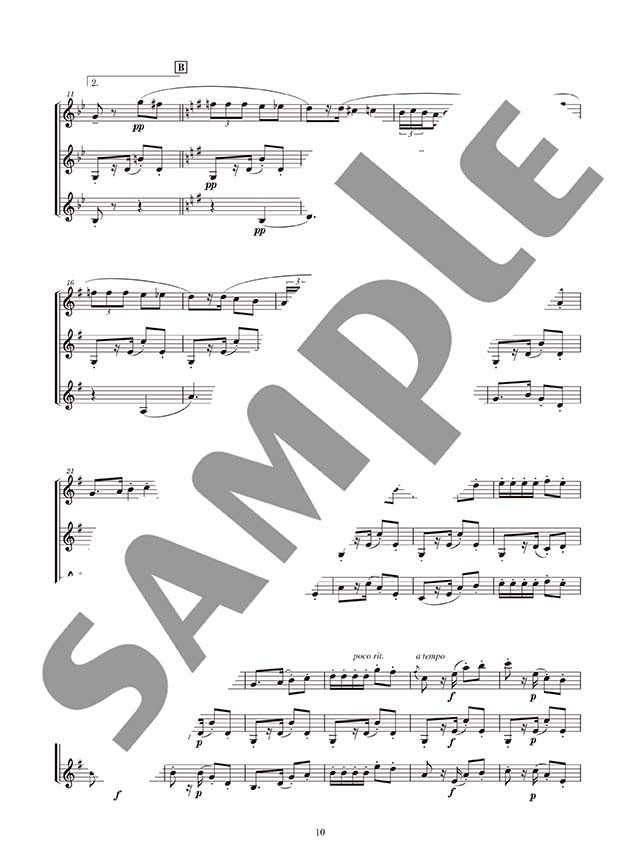 Ensemble de Classical music for Clarinet Ensemble - Sheet Music Book