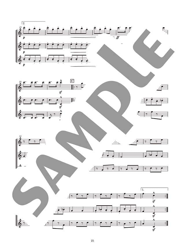 Ensemble de Classical music for Clarinet Ensemble - Sheet Music Book
