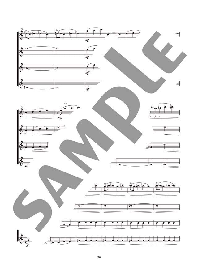 Ensemble de Classical music for Clarinet Ensemble - Sheet Music Book