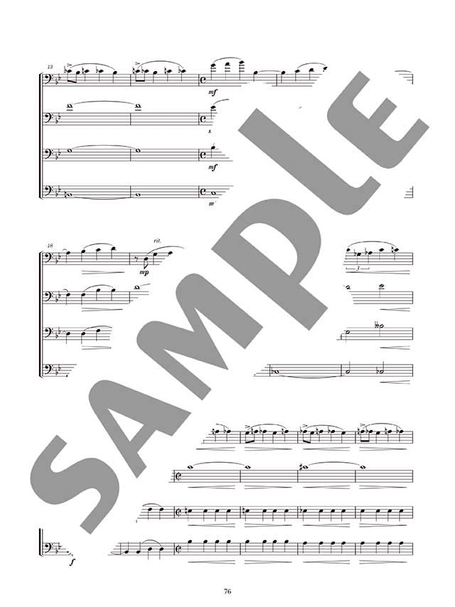 Classical Melodies for Trombone Ensemble - Sheet Music Book