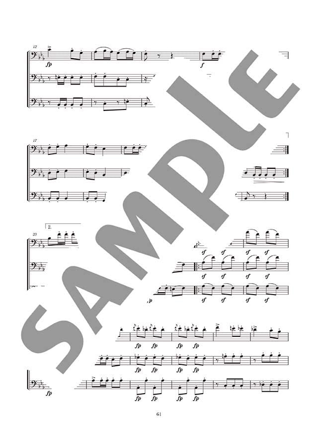 Classical Melodies for Euphonium and Tuba Ensemble - Sheet Music Book
