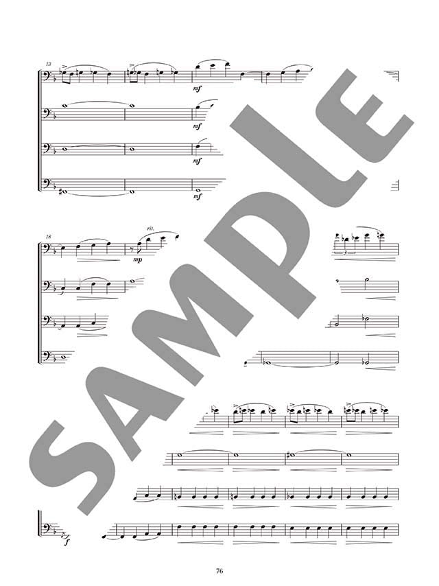 Classical Melodies for Euphonium and Tuba Ensemble - Sheet Music Book