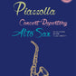 Piazzolla-Konzertrepertoire für Altsaxophon mit Klavierbegleitung (obere Mittelstufe) mit Notenbuch auf CD