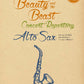 Beauty and the Beast Concert Repertory for Alto Saxophone with Piano accompaniment w/CD Sheet Music Book
