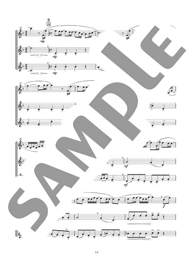 Standard Collection Flötenduo/Trio-Ensemble (Pre-Intermediate) Notenbuch