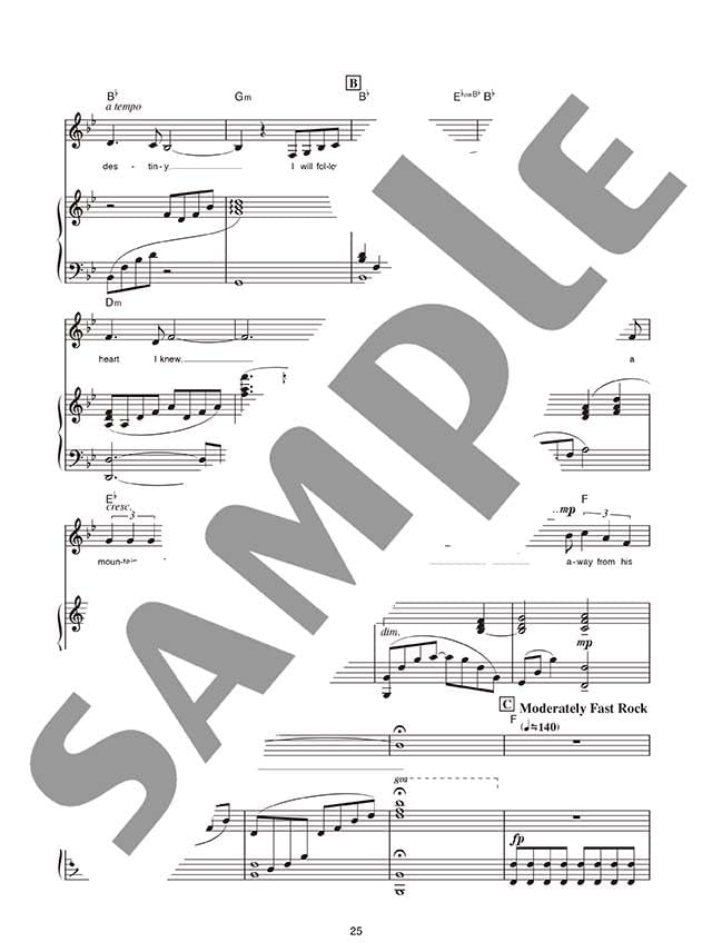 Musicals Piano and Vocal ~Blinded By A Thousand Candles~ with CD - Sheet Music Book