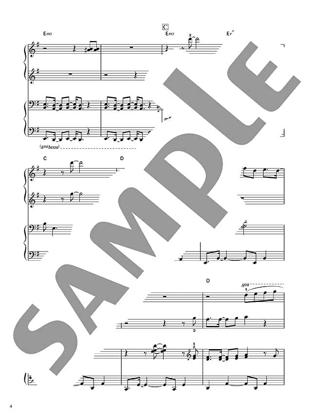 Japanese Animation Songs "Gurenge": Piano Duet - Sheet Music Book