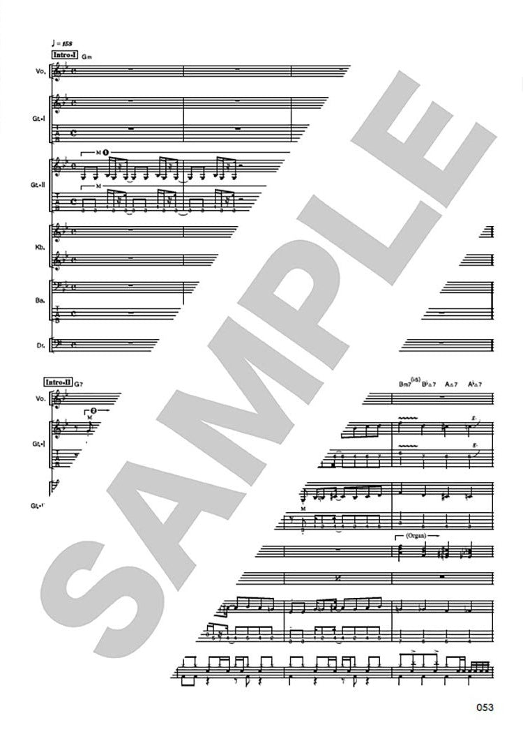 BanG Dream!(Anime) Official Band Score Afterglow - Sheet Music Book