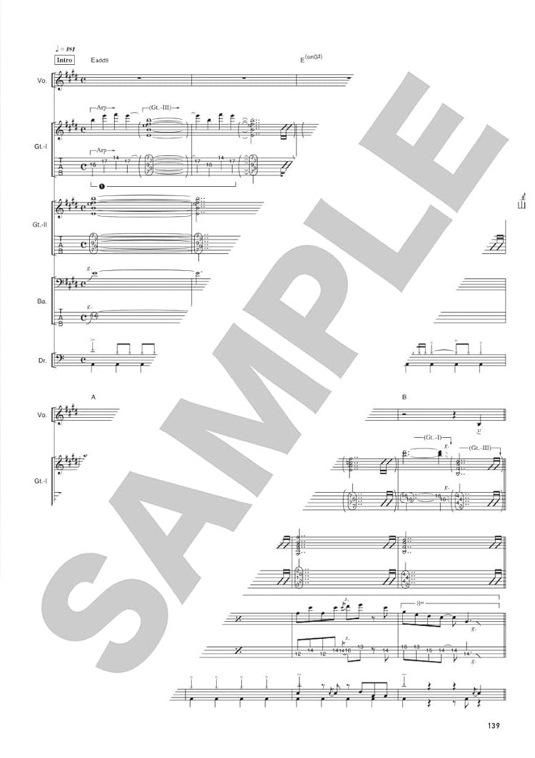 MyGO!!!!! Selection 2 Official Band Score - Sheet Music Book