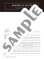 Official J-Rock Band Score; BABYMETAL "BABYMETAL" - Sample Page 1