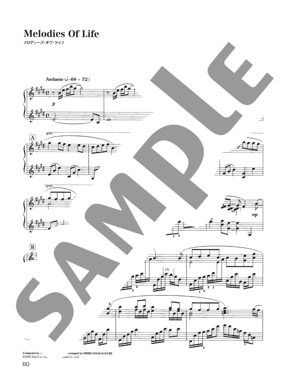 Final Fantasy IX Piano Collections - Piano Solo - Sheet Music Book
