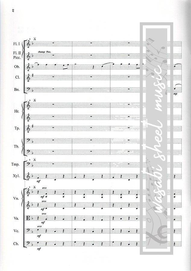 Starting The Job from "Kiki's Delivery Service": Orchestra(Score and Parts) Sheet Music Book