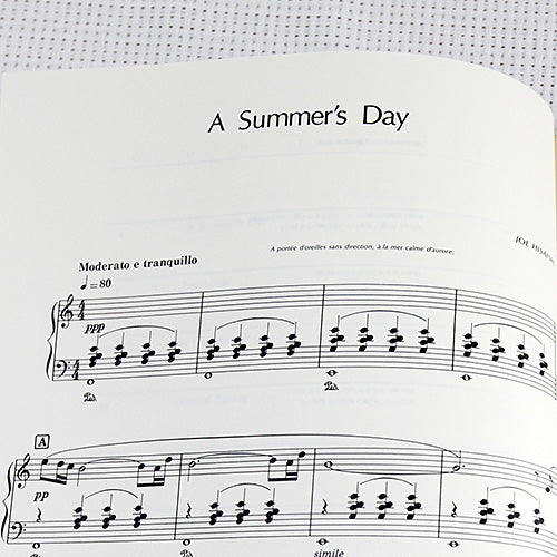 Joe Hisaishi [Piano Stories] Piano Solo Sheet Music Book