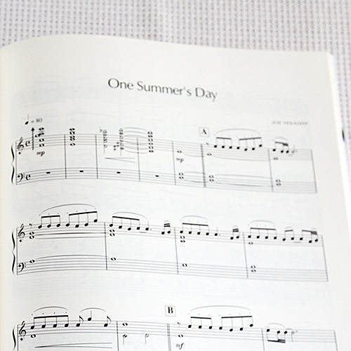 Joe Hisaishi [ENCORE] Intermediate Piano Solo Sheet Music Book-Original Edition
