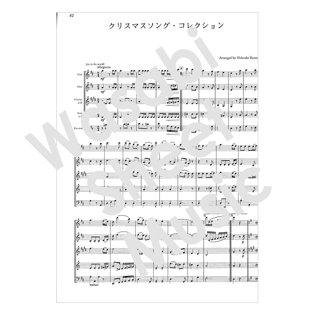 Woodwinds Quintet "Happy Party Music Medley Collection" Sheet Music Book