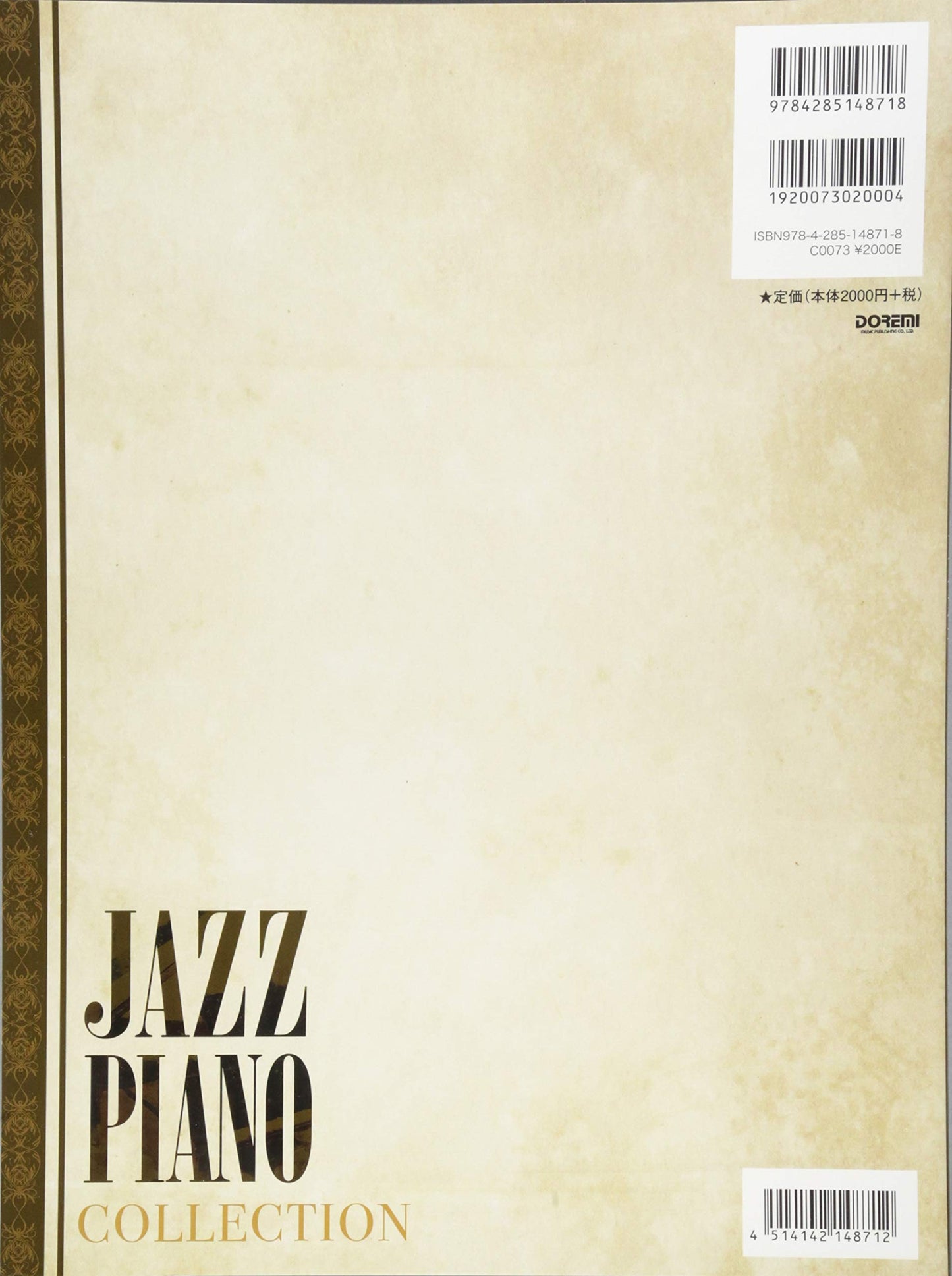 Jazz Piano Collection Piano Solo(Easy) Sheet Music Book