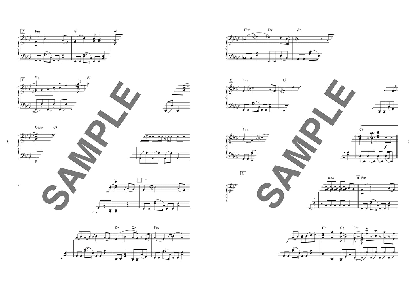 Detective Conan (TV-Anime) Hintergrundmusikauswahl für Klaviersolo (Mittelstufe) Notenbuch