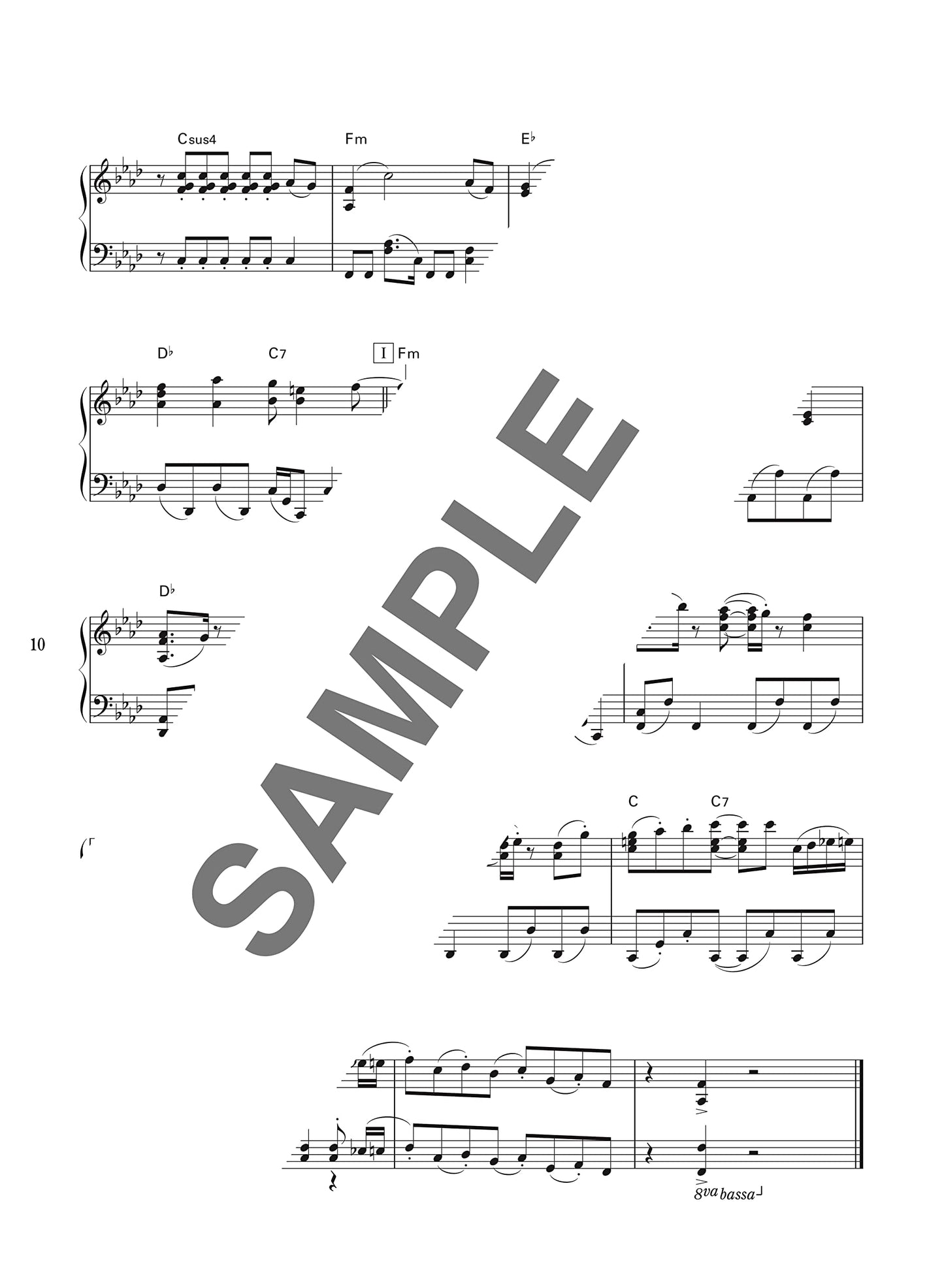 Detective Conan(TV Anime) BGM Selection for Piano Solo(Intermediate) Sheet Music Book