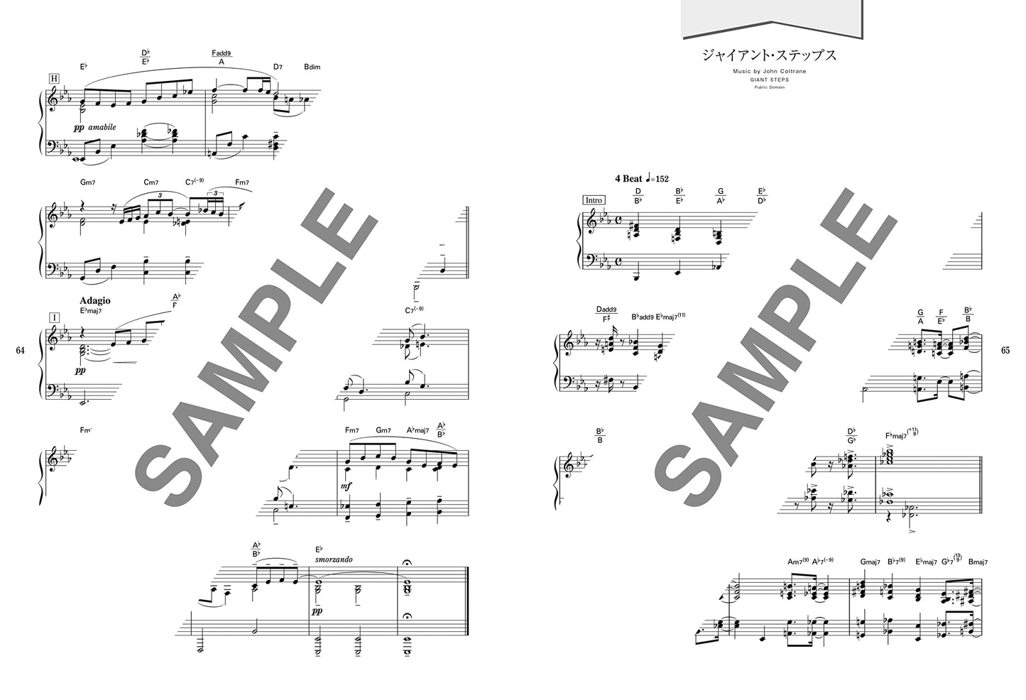 Jazz Standard 40 songs for Piano Solo(Intermediate) Sheet Music Book