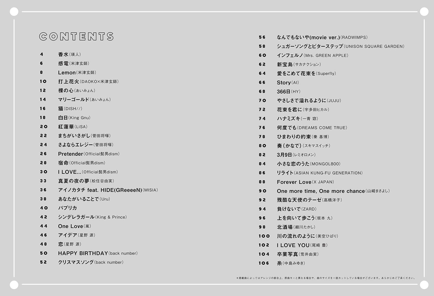 J-POP Collection Trumpet Solo(Upper-Intermediate) Sheet Music Book