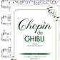 Hayao Miyazaki:Chopin de GHIBLI Piano Solo Sheet Music Book/Advanced/difficult