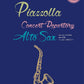 Piazzolla Concert Repertory for Alto Saxophone with Piano accompaniment w/CD