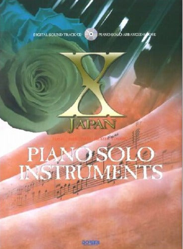 X JAPAN Piano Solo Instruments Sheet Music Book w/CD