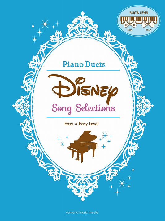Disney Song Selections for Piano Duet Easy Level/English Version