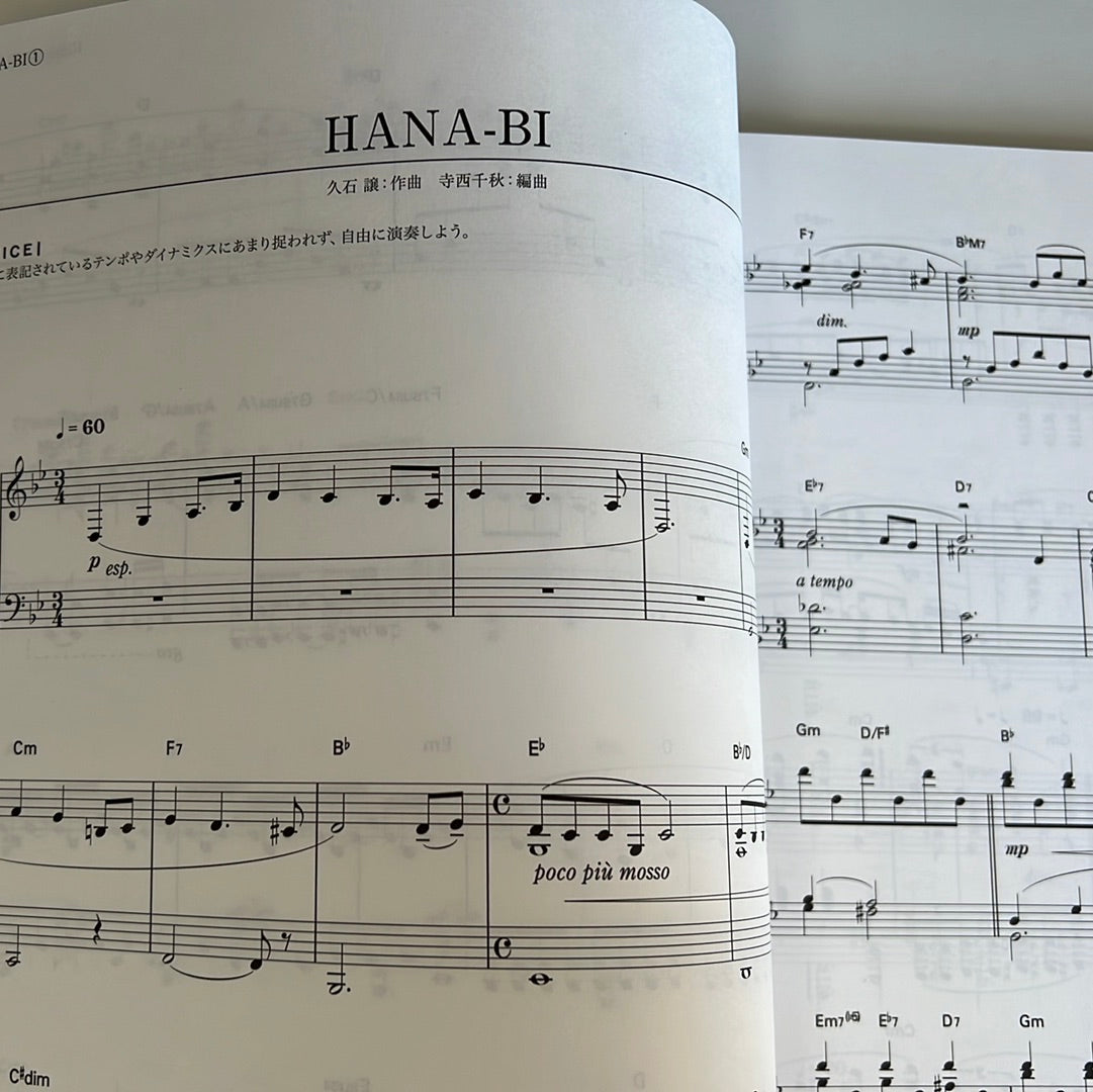Joe Hisaishi Collection Klavier Solo (Mittelstufe) Notenbuch