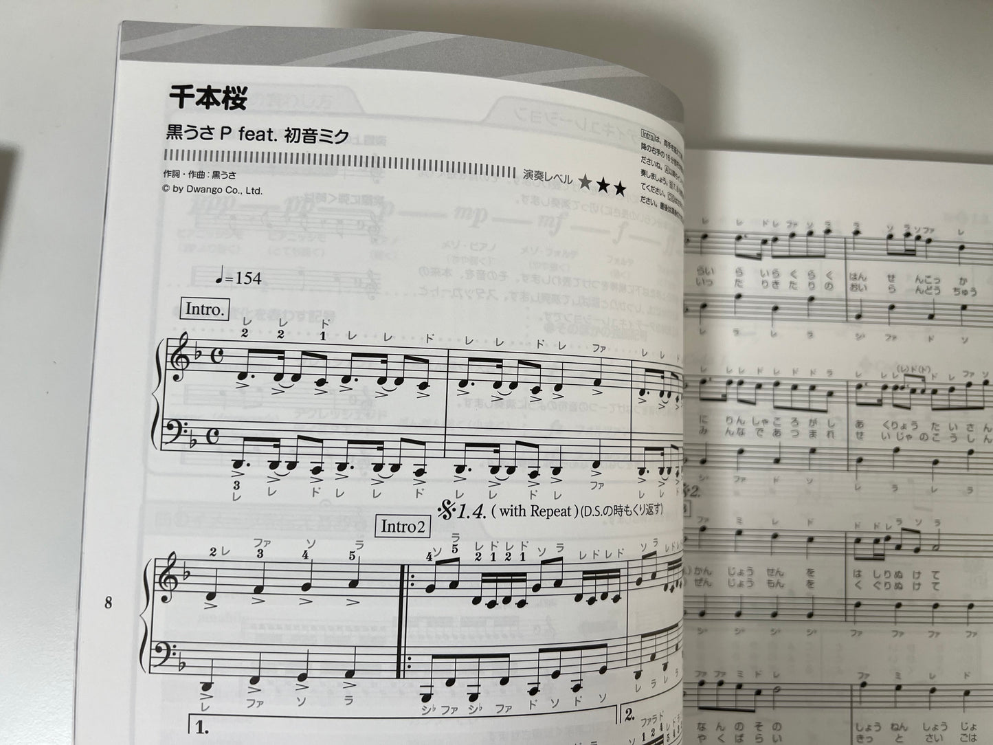 Vocaloid Super Best Piano Solo(Easy) Sheet Music Book