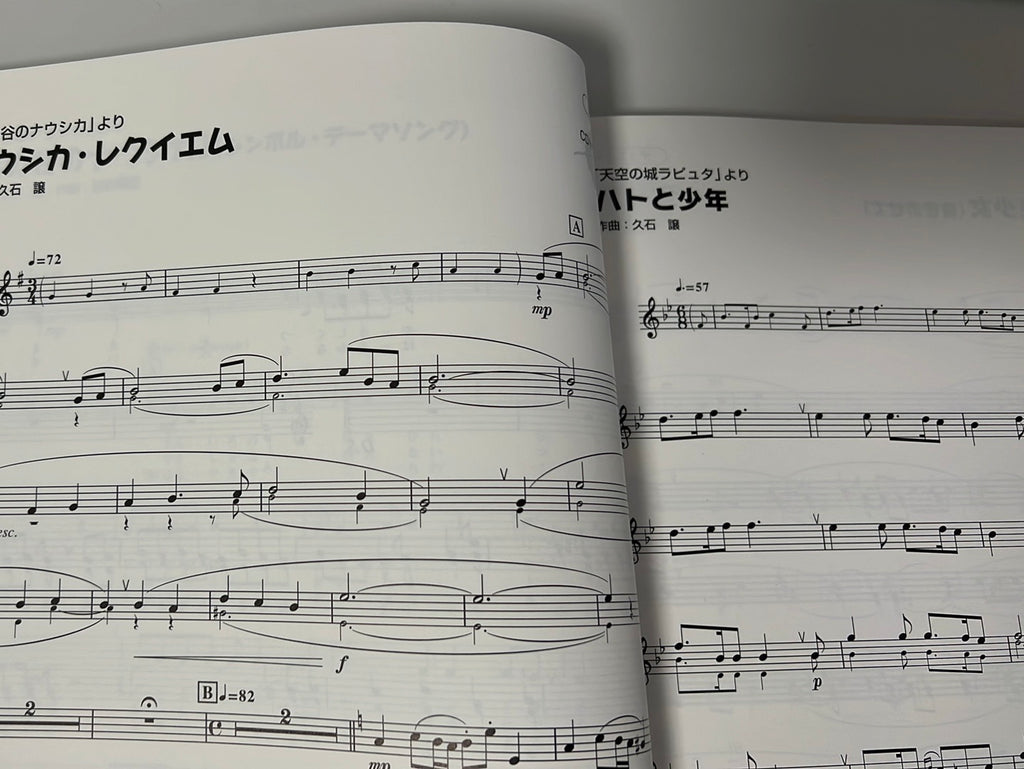 Studio Ghibli Kollektion – Blockflötensolo/Duett (Mittelstufe) mit CD (Begleit-Tracks) – Notenbuch